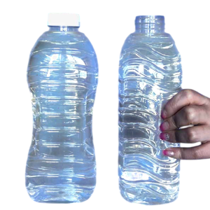 Botella PET 1L Boca 38 con Agarre sin Tapa | Diseño Ergonómico para Bebidas