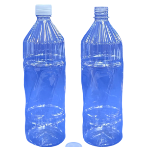 Botella PET 1 Litro Boca 280 Diamantada Transparente | Diseño Elegante