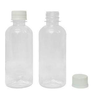 Botella PET 250 cc Boca 280 Redonda sin Tapa | Ideal para Jugos y Salsas