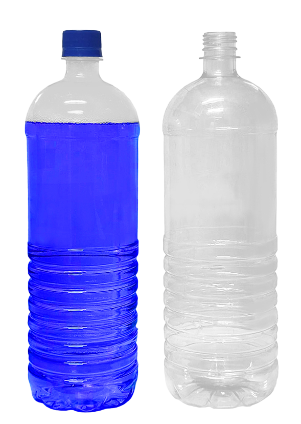 Botella PET 1.5 Litros Boca 280 Lisa con Rayas sin Tapa | Para Alimentos y Bebidas