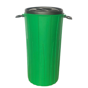 Basurero Tarro con Tapa 50L | Capacidad Ideal