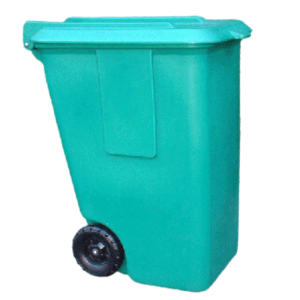 Basurero Tarro con Ruedas 220L | Almacenamiento de Gran Volumen
