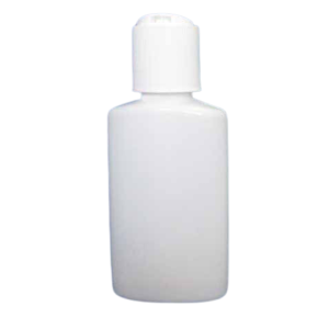 Botella para Crema o Jabón 60cc Ovalada Boca 240 Tapa Disc-Top