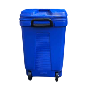 Basurero Tarro 120L Rectangular con Ruedas | Gran Capacidad