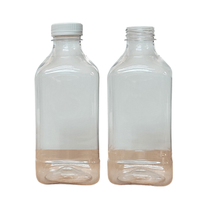 Botella PET 1L Boca 38 Cuadrada Jugo Natural de Fruta sin Tapa | Venta en Chile