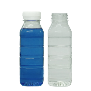 Botella PET 300cc Boca 37 Cuadrada Jugo Natural de Fruta sin Tapa | Práctico y Ligero