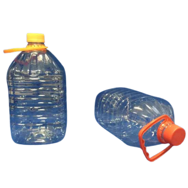 Botella PET 5L Rectangular sin Tapa | Capacidad y Resistencia para Uso Industrial