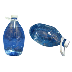 Botella PET 5L Azulina Gotita | Diseño Ergonómico para Almacenamiento Seguro